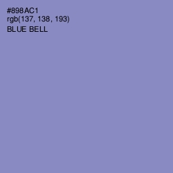 #898AC1 - Blue Bell Color Image